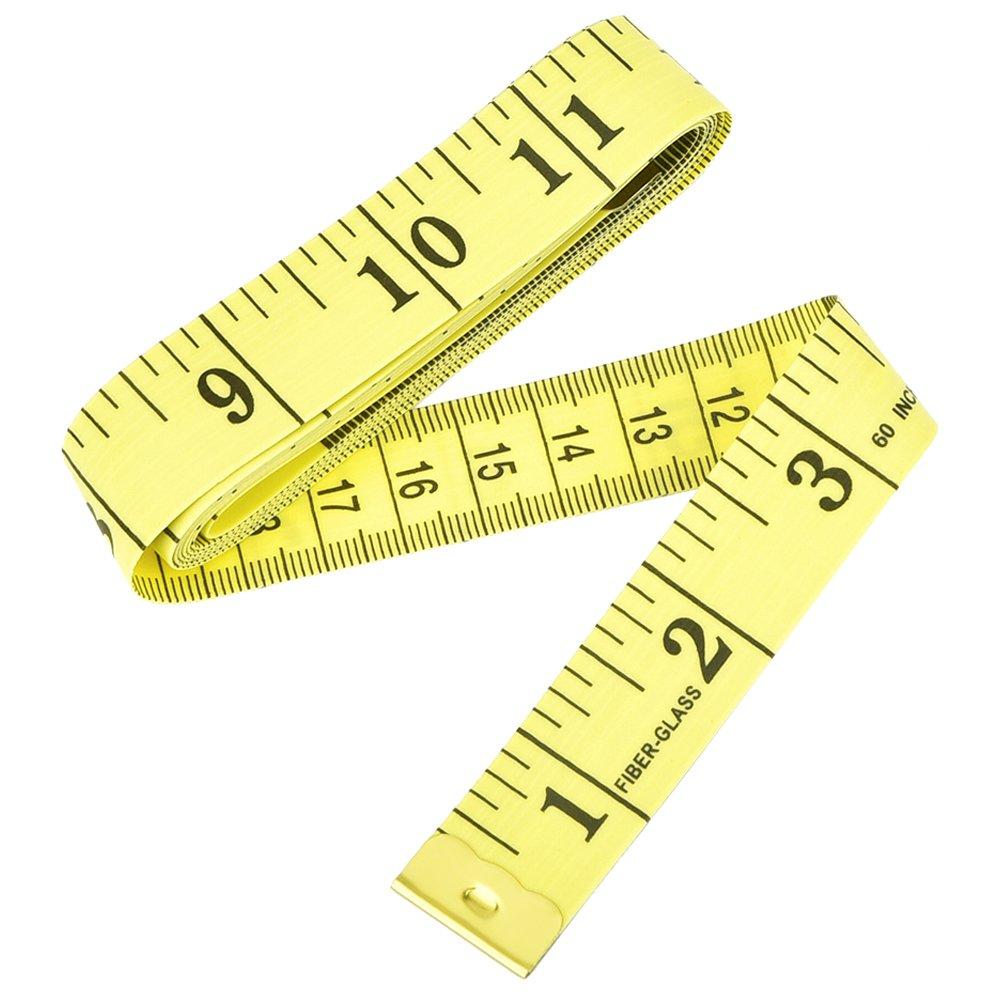 1 New 60 150cm Soft Fabric Cloth Tape Measure Ruler Dual Sided
