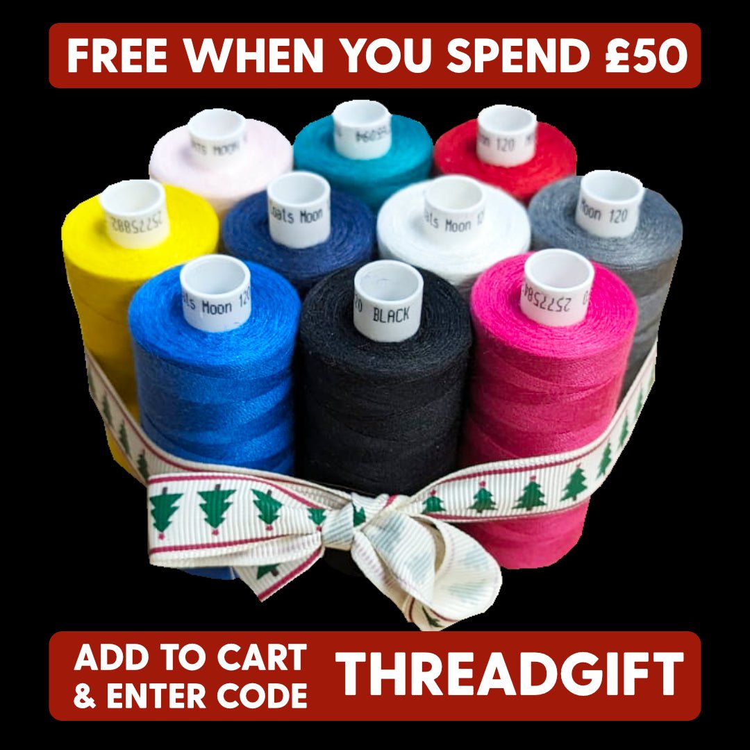 FREE 10 Reel Thread Bundle- Add to Cart & Use Code: THREADGIFT