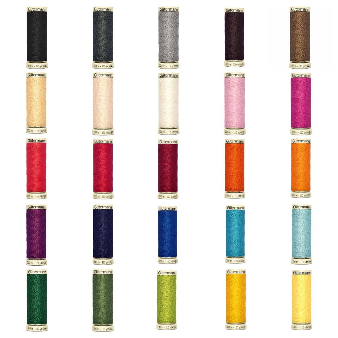 Pound A Metre Pack Of 25 x 100m Gütermann Perfect Palette- Sew All Thread- Pack Of 25