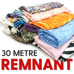 Jumbo Fabric Remnant Box- 30 Metres - Pound A Metre