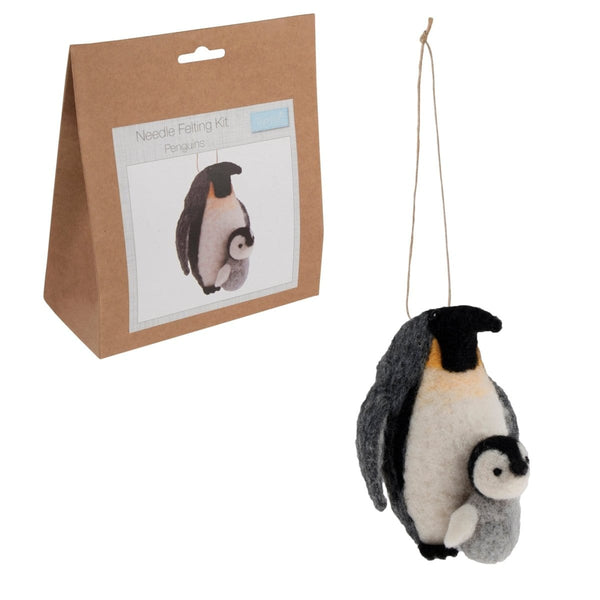 Pound A Metre Per Pack Needle Felting Kit: Christmas: Penguins