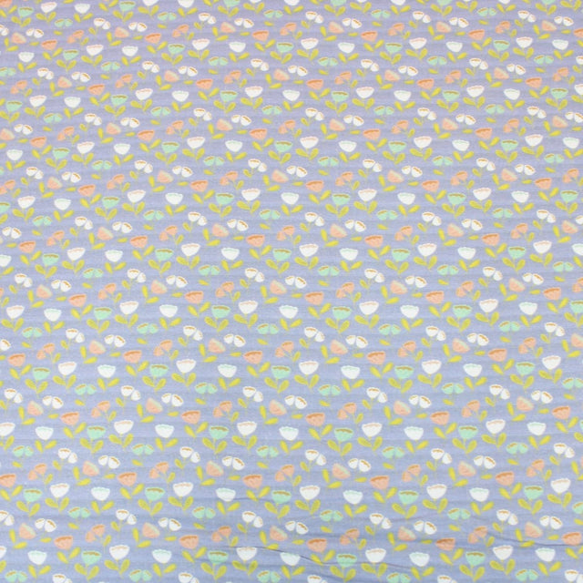Pound A Metre 1 Metre Premium 100% Floral Quilting Cotton - Floral Melody - 44" Wide Dusky Lilac