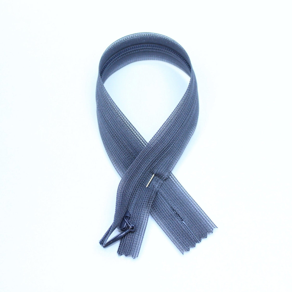 Pound A Metre Premium Grey Zip - 19cm Long