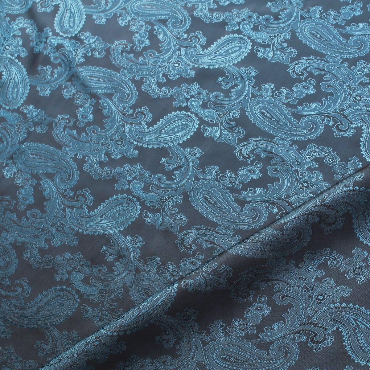 Pound A Metre Full Metre / Teal Premium Luxury Thai Silk Jacquard Lining 60" Wide - Variations Available