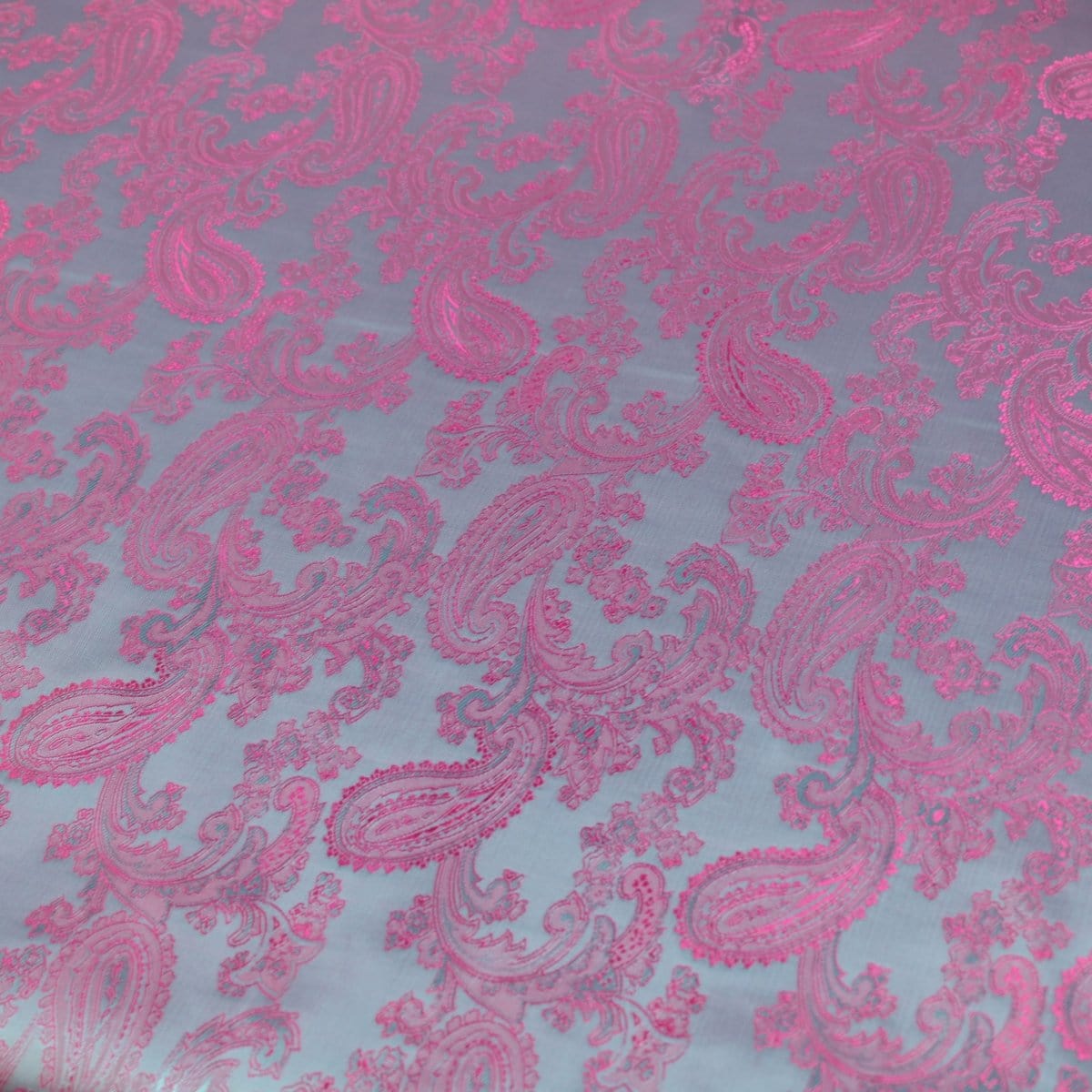 Pound A Metre Full Metre / Red/Teal Premium Luxury Thai Silk Jacquard Lining 60" Wide - Variations Available