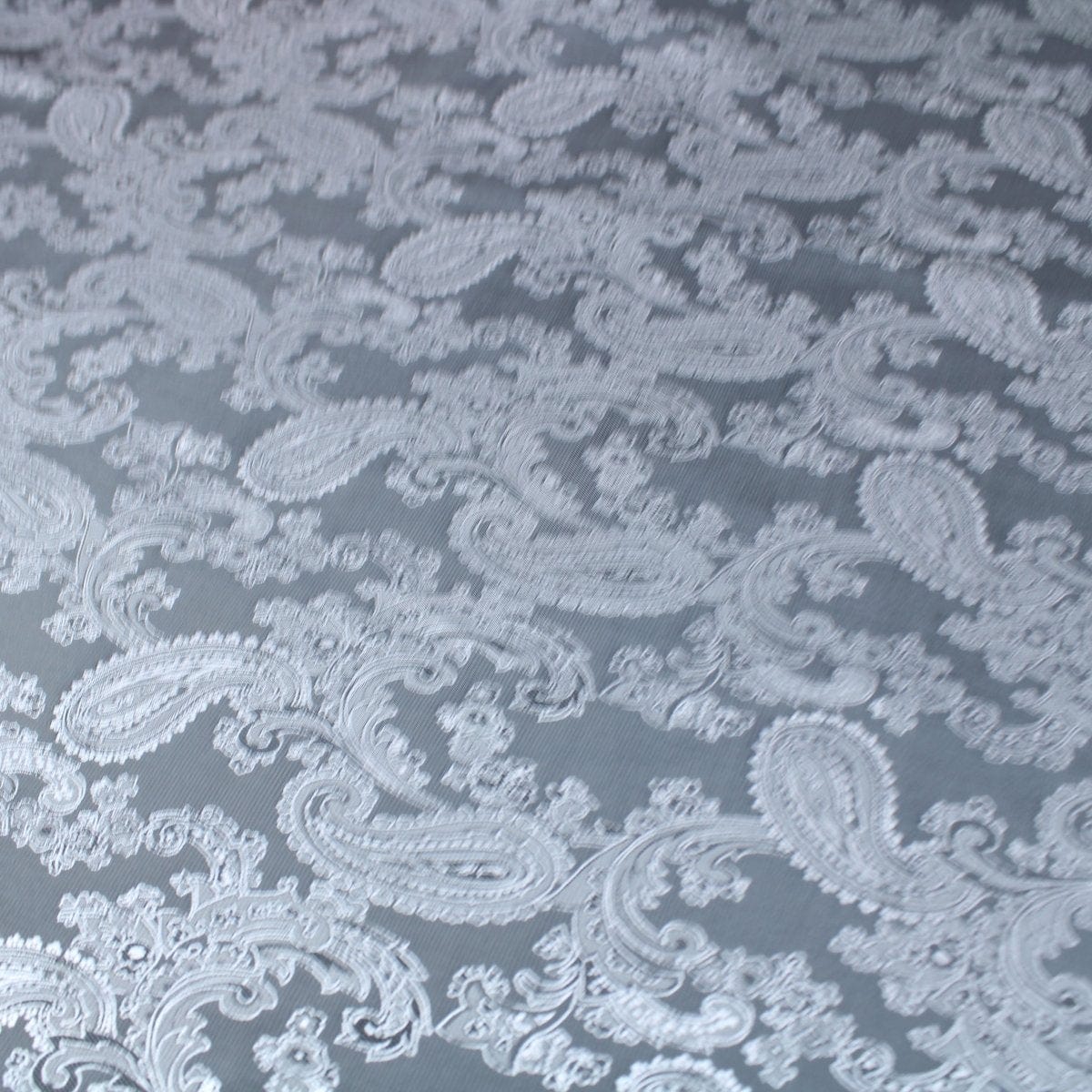 Pound A Metre Full Metre / Grey Premium Luxury Thai Silk Jacquard Lining 60" Wide - Variations Available