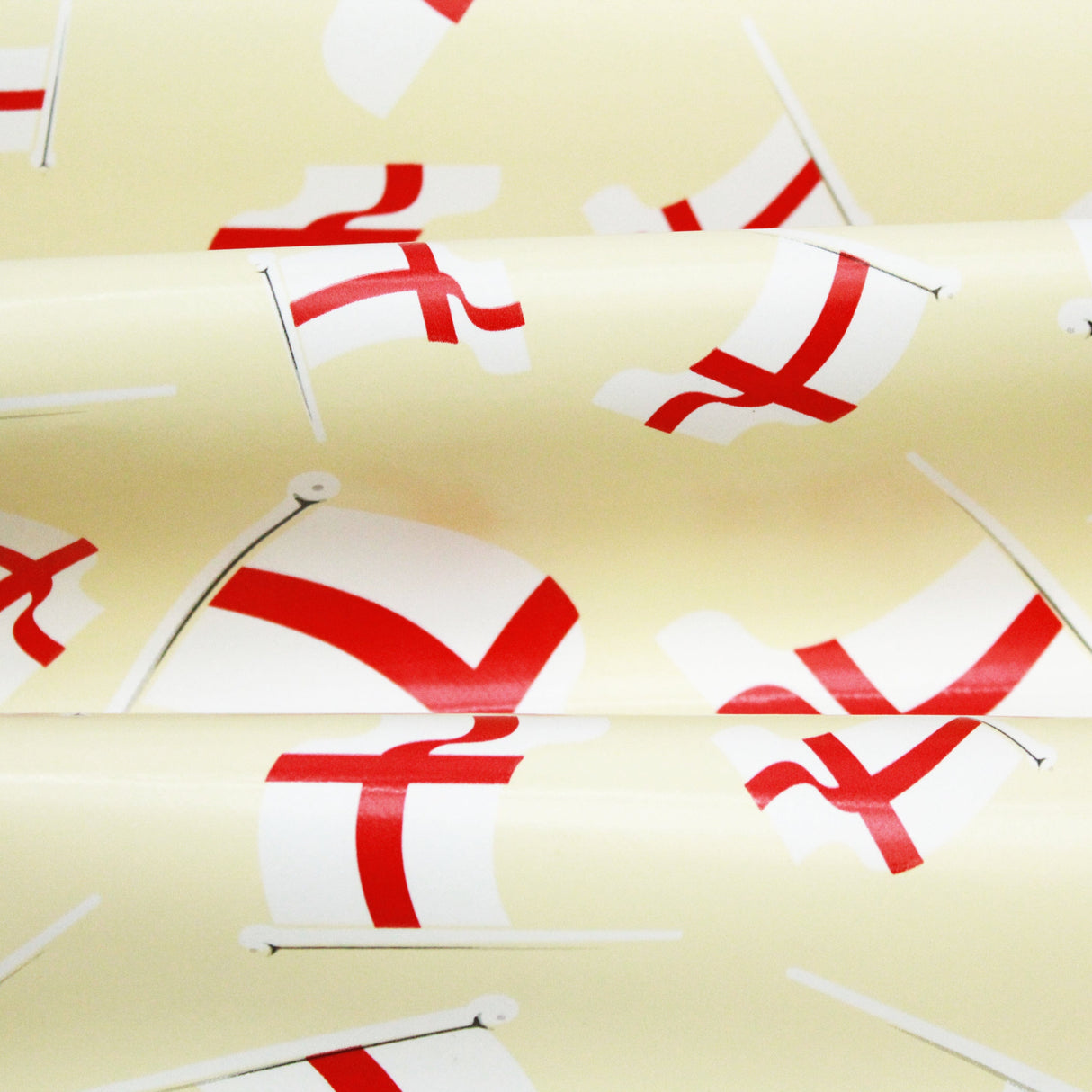 Pound A Metre Full Metre Premium PVC Tablecloth Fabric- England Flag 140cm Wide