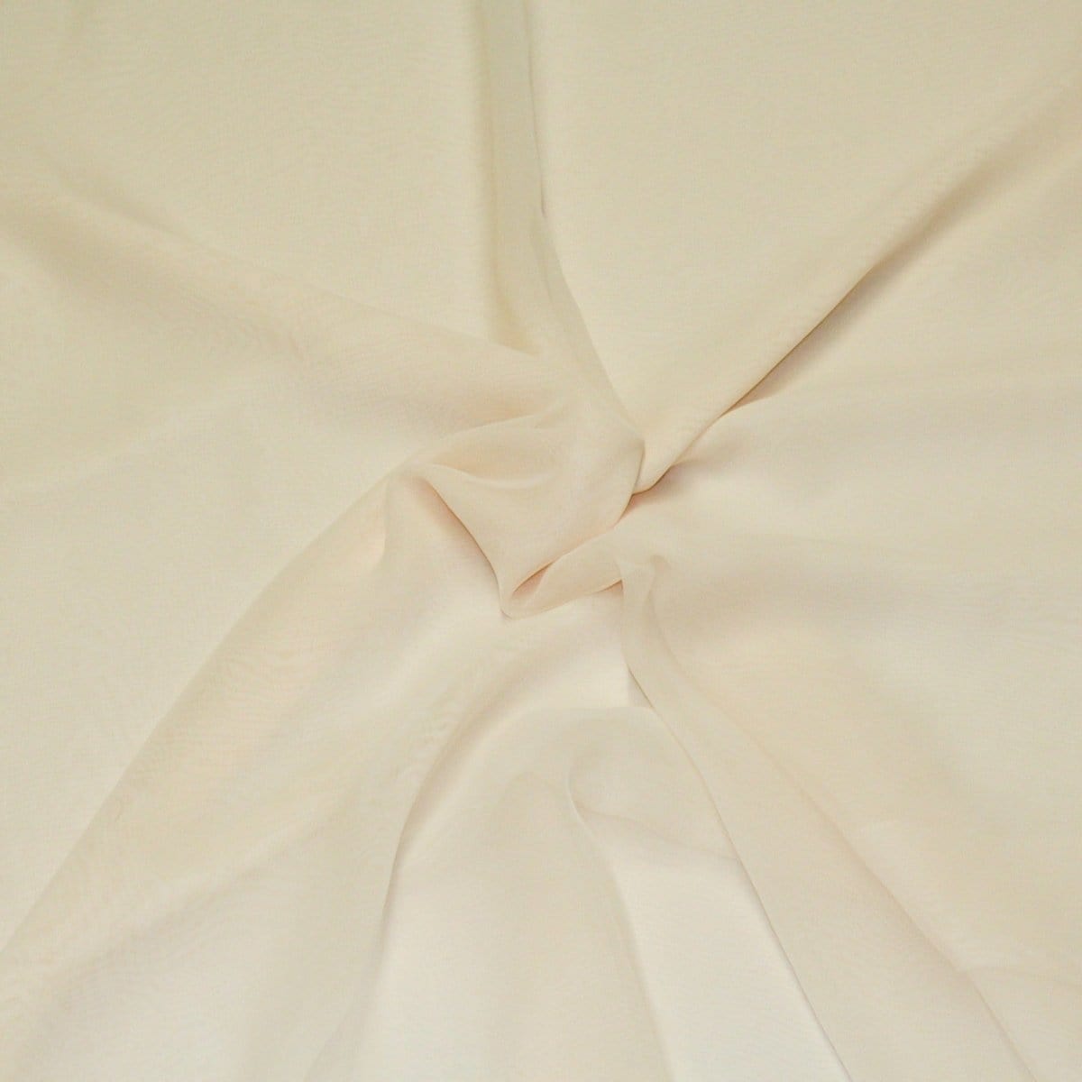 Pound A Metre Per Metre / Champagne Premium Quality Plain Georgette 59" Wide - Variations Available