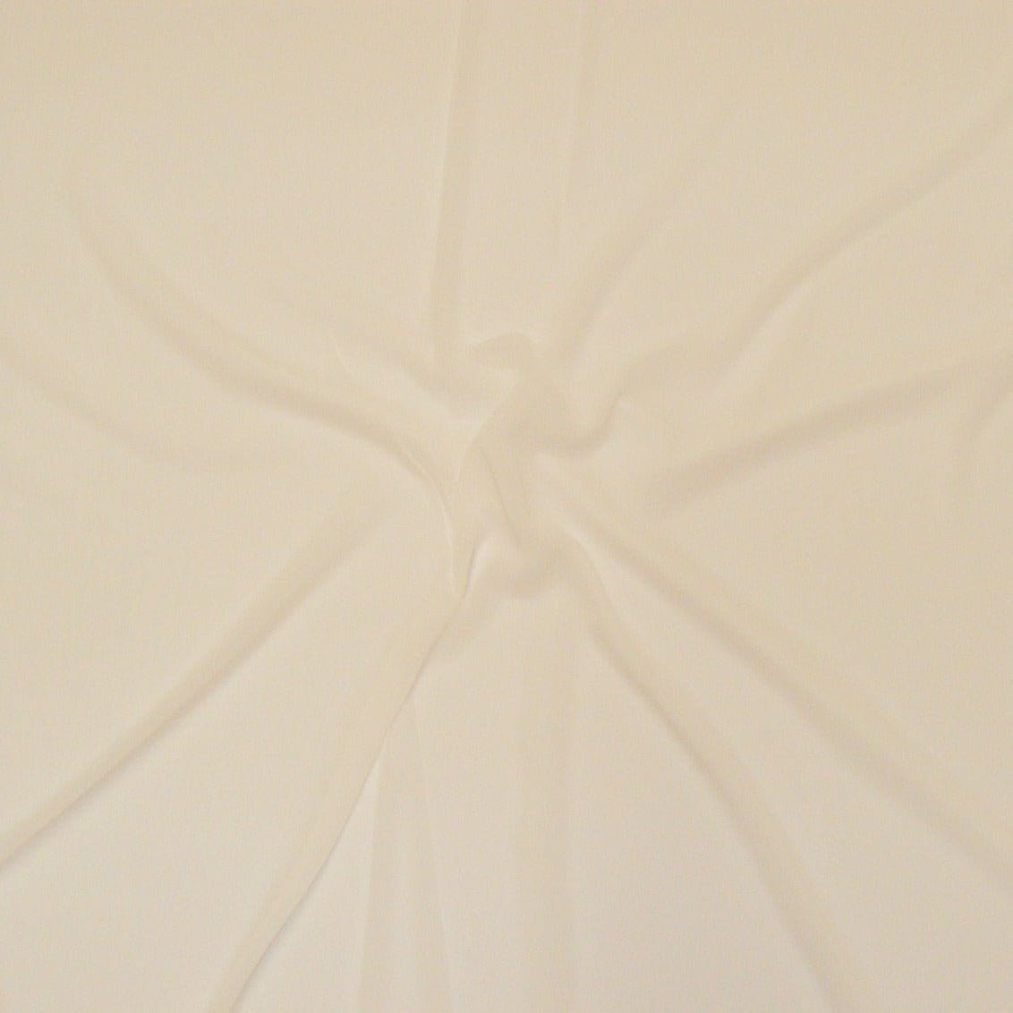 Pound A Metre Per Metre / Ivory Premium Quality Plain Georgette 59" Wide - Variations Available