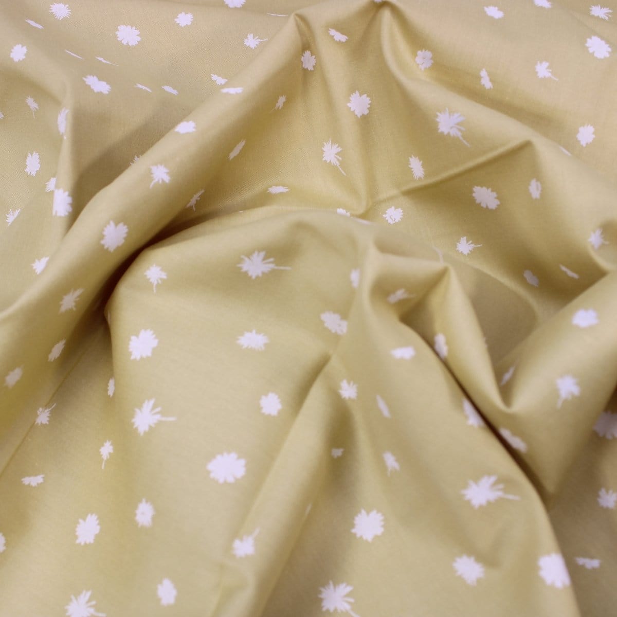Pound A Metre 1 Metre Premium Quality Printed 100% Cotton Twill 58” Warm Yellow.