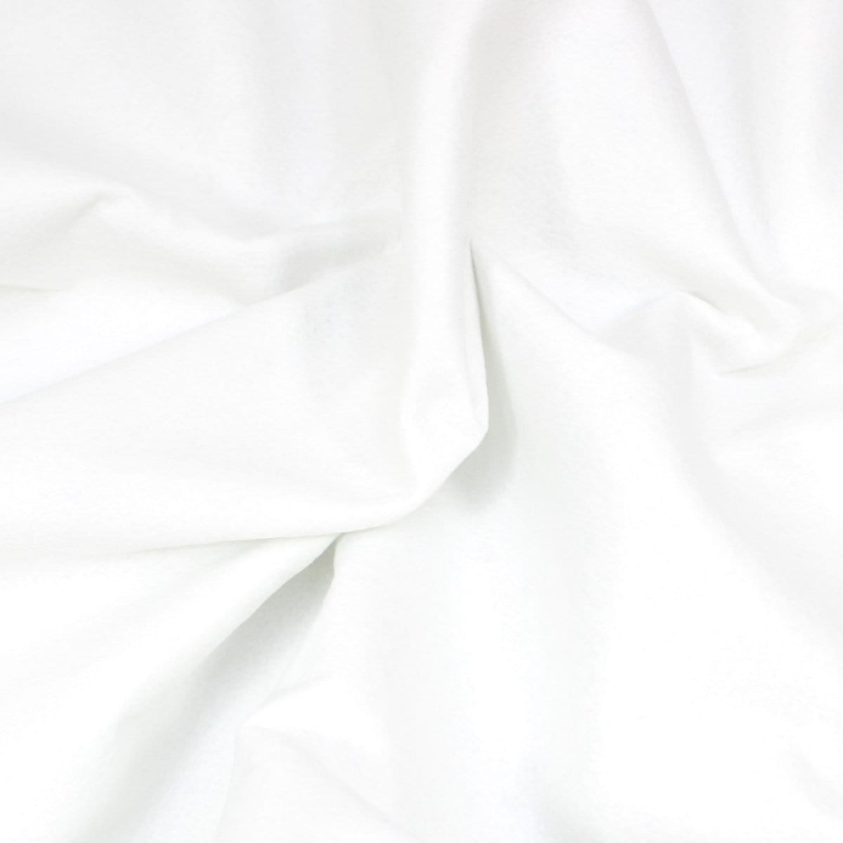 Pound A Metre White Soft Crafting Felt Fabric 55" Wide - Variations Available