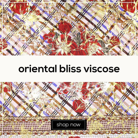 Oriental Bliss Viscose - Pound A Metre