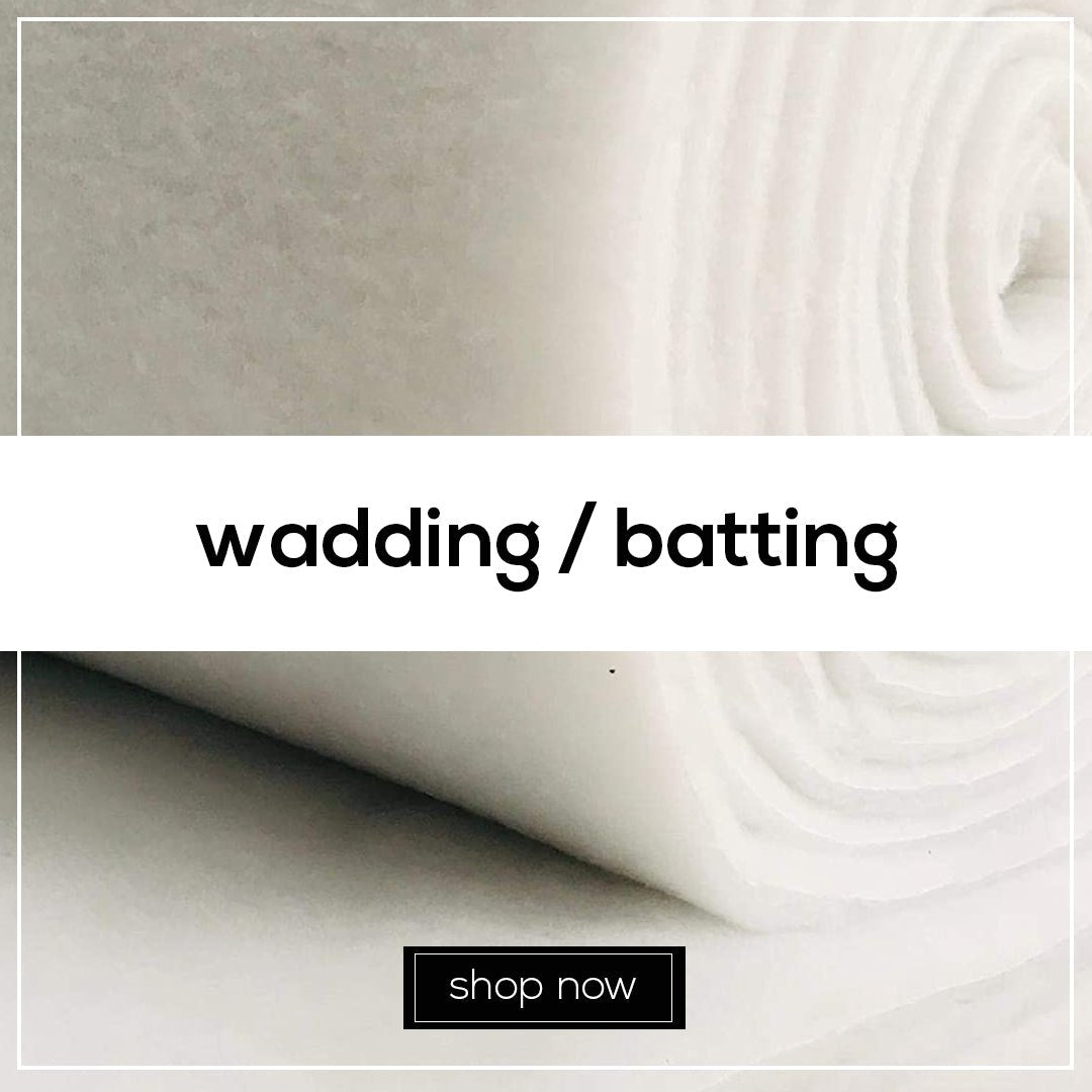 Wadding & Batting for Quilting & Upholstery | Pound A Metre