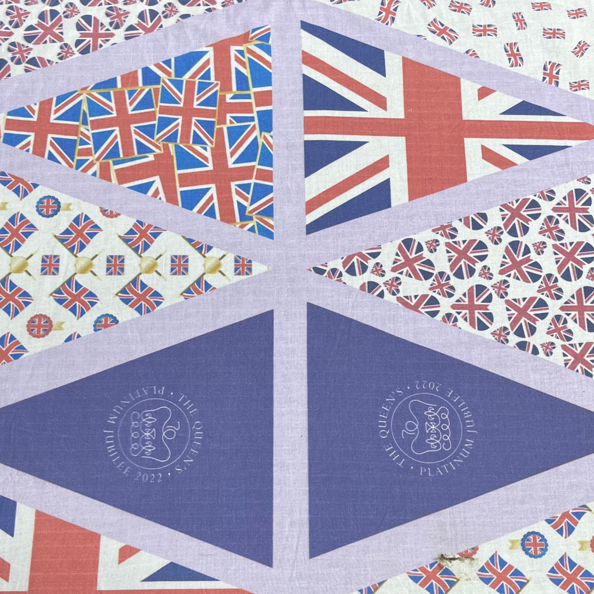 Pound A Metre 0.5 Metre Jubilee Cotton Panel – 22" Wide (Jubilee)