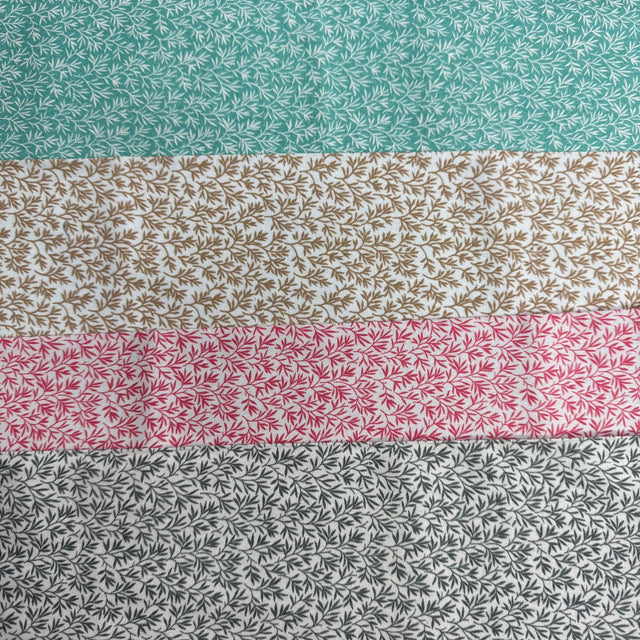 Pound A Metre 1 Metre Fat Quarter Bundle- 4 Pieces Per Bundle- (Autumn)
