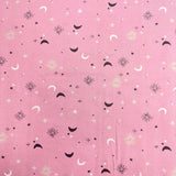 Pound A Metre 1 Metre Fat Quarter Bundle- 4 Pieces Per Bundle- (Black & Pink)