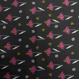 Pound A Metre 1 Metre Fat Quarter Bundle- 4 Pieces Per Bundle- (Black & Pink)