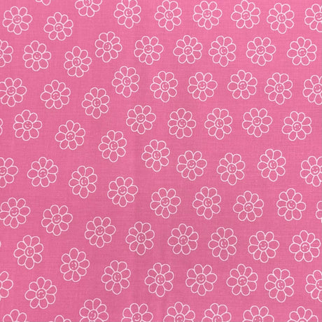 Pound A Metre 1 Metre Fat Quarter Bundle- 4 Pieces Per Bundle- (Black & Pink)