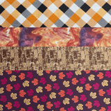 Pound A Metre 1 Metre Fat Quarter Bundle- 4 Pieces Per Bundle- (Fire)