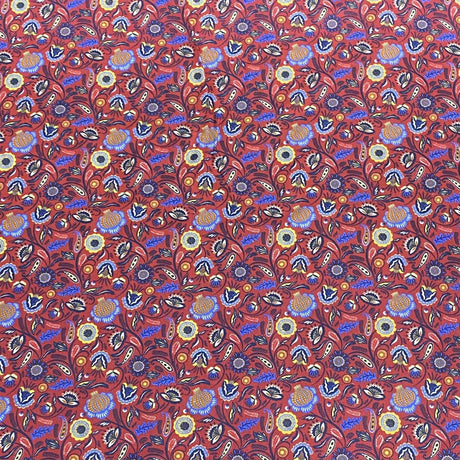 Pound A Metre 1 Metre Fat Quarter Bundle- 4 Pieces Per Bundle- (Maroon)