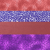 Pound A Metre 1 Metre Fat Quarter Bundle- 4 Pieces Per Bundle- (Maroon & Purple)