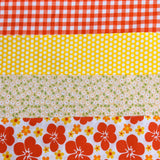 Pound A Metre 1 Metre Fat Quarter Bundle- 4 Pieces Per Bundle- (Multicolour)