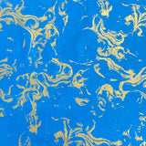 Pound A Metre 1 Metre Fat Quarter Bundle- 4 Pieces Per Bundle- (Teal & Blue)