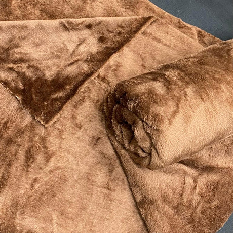 Pound A Metre Per Metre 1 Metre Ultra Soft Premium Cuddle Fleece 60” Wide (Brown)