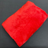 Pound A Metre Per Metre 1 Metre Ultra Soft Premium Cuddle Fleece 60” Wide (Red)