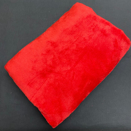 Pound A Metre Per Metre 1 Metre Ultra Soft Premium Cuddle Fleece 60” Wide (Red)