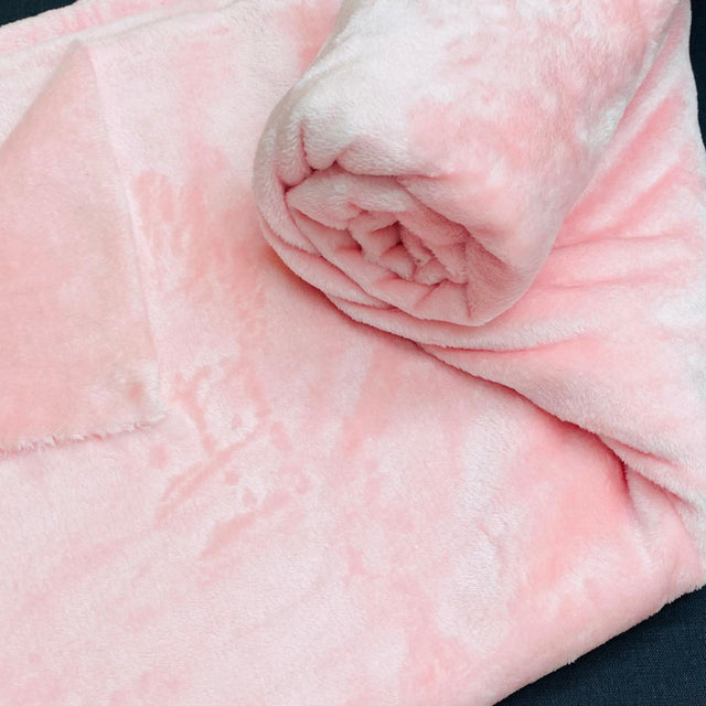 Pound A Metre Per Metre 1 Metre Ultra Soft Premium Cuddle Fleece 60” Wide (Salmon Pink)