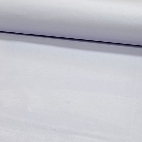 Pound A Metre 10 Metres 10 Metre Luxurious 100% Cotton - 55" Wide  (Lilac Touch White)
