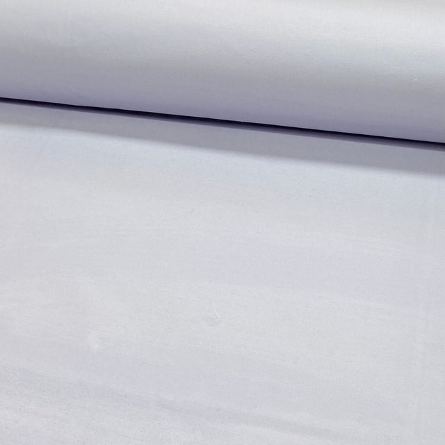 Pound A Metre 10 Metres 10 Metre Luxurious 100% Cotton - 55" Wide  (Lilac Touch White)