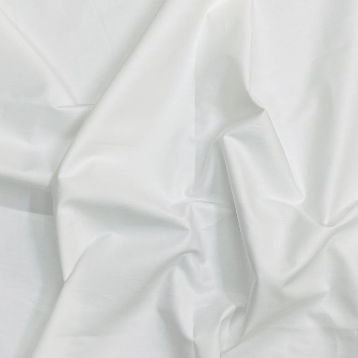 Pound A Metre 10 Metres 10 Metres Dressmaking Poly-Cotton - 55" wide (White)