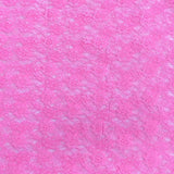 Pound A Metre 10 Metres, Floral Rachelle Lace - 45" Wide (Baby Pink)