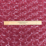 Pound A Metre 10 Metres, Floral Rachelle Lace - 45" Wide (Maroon)