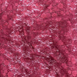 Pound A Metre 10 Metres, Floral Rachelle Lace - 45" Wide (Maroon)