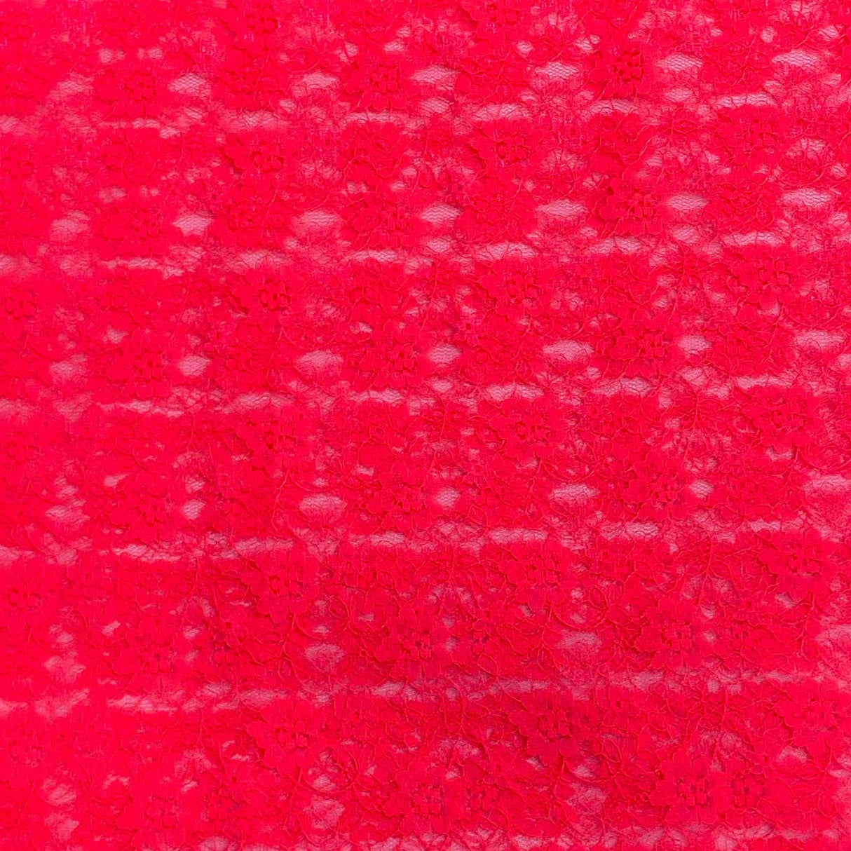 Pound A Metre 10 Metres, Floral Rachelle Lace - 45" Wide (Nylon Pink)