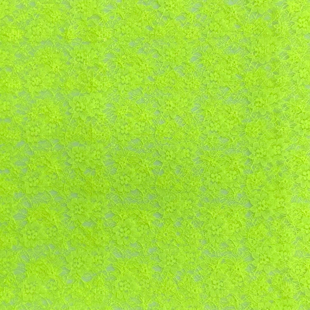 Pound A Metre 10 Metres, Floral Rachelle Lace - 45" Wide (Nylon Yellow)