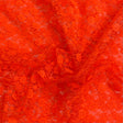 Pound A Metre 10 Metres, Floral Rachelle Lace - 45" Wide (Orange)