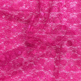 Pound A Metre 10 Metres, Floral Rachelle Lace - 45" Wide (Pink)
