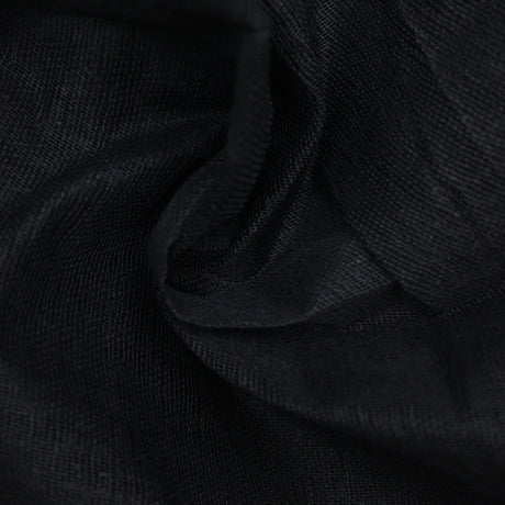 Pound A Metre 10FOR5 Cotton Muslin Stiff Finish - 42" Wide (Black)