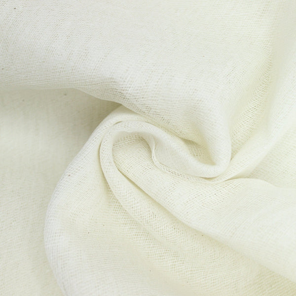 Pound A Metre 10FOR5 Cotton Muslin Stiff Finish - 42" Wide (Cream)