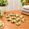 Pound A Metre 12 Pack Premium Sewing Buttons – Perfect for Dressmaking & Crafts (Toffee)