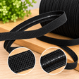Pound A Metre 1mm Rubber Grip Elastic – Sold Per Metre | Non-Slip Elastic for Sewing & Dressmaking (Black)
