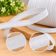 Pound A Metre 1mm Rubber Grip Elastic – Sold Per Metre | Non-Slip Elastic for Sewing & Dressmaking (White)