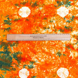 Pound A Metre 2.9 Metre Premium Tie Dye Cotton –  36” Wide - (Orange)