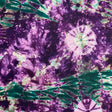 Pound A Metre 2.9 Metre Premium Tie Dye Cotton –  36” Wide - (Purple & Green)