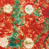 Pound A Metre 2.9 Metre Premium Tie Dye Cotton –  36” Wide - (Red & Green) (EOL)