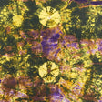 Pound A Metre 2.9 Metre Premium Tie Dye Cotton –  36” Wide - (Yellow, Green & Purple)